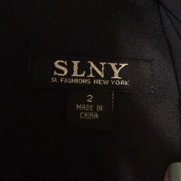 Navy blue Size 2 dress worn once. - Picture 3 of 3